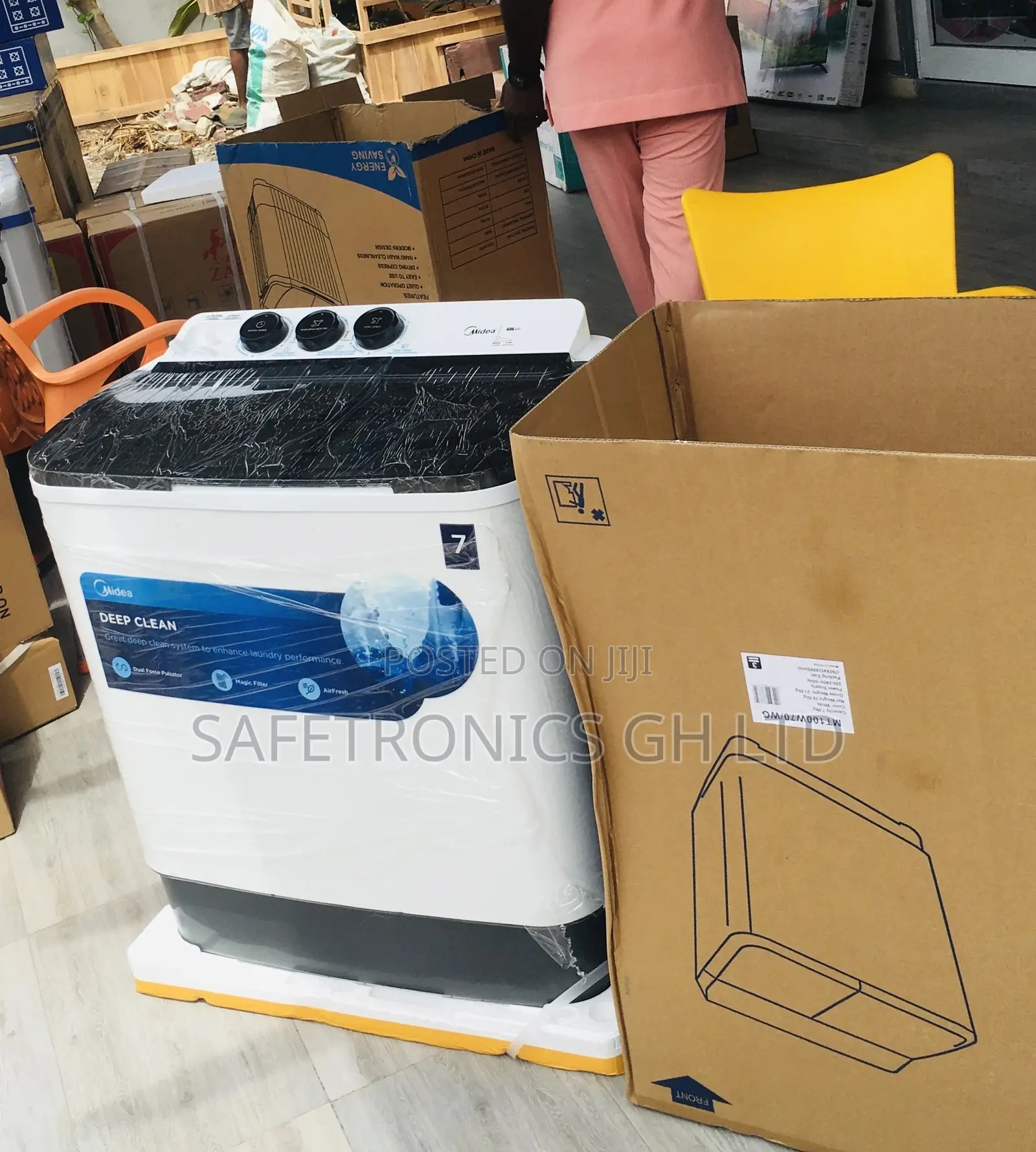 7kg Topload Semiautomatic Midea  Washingmachine Twintub