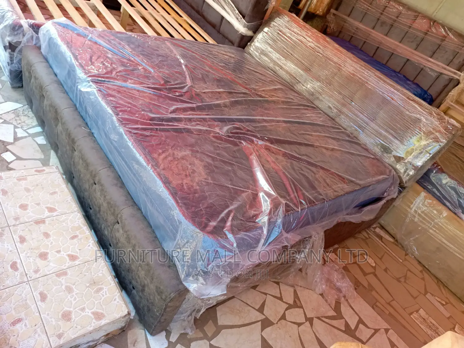 Sweet Queen Size Bed With Mattress . Free Delivery