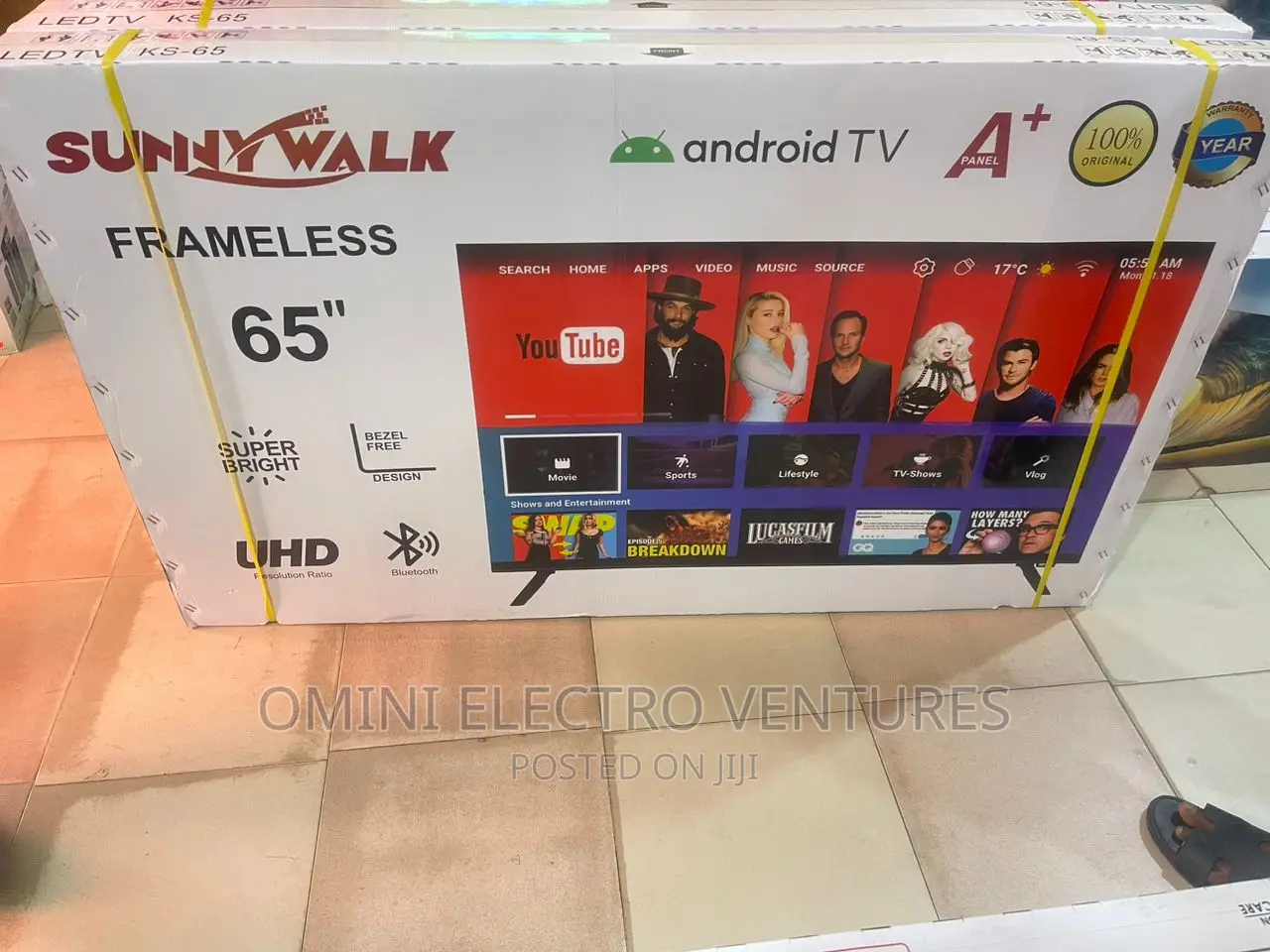 Brand New Sunny 65 Smart Uhd Android Tv