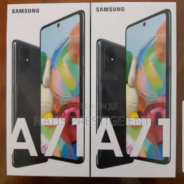 New Samsung Galaxy A71 5G 128 GB Black
