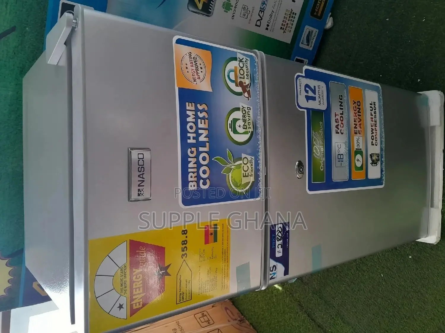 New Double Door Refrigerator Nasco Brand