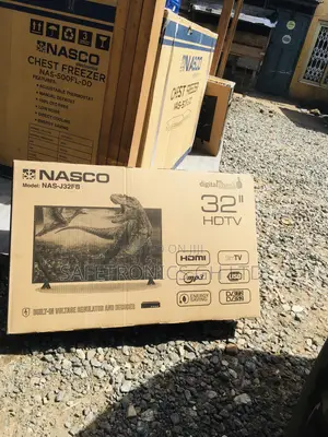 Satellite 32 Inches Glossy Black Nasco LED Electric Tv