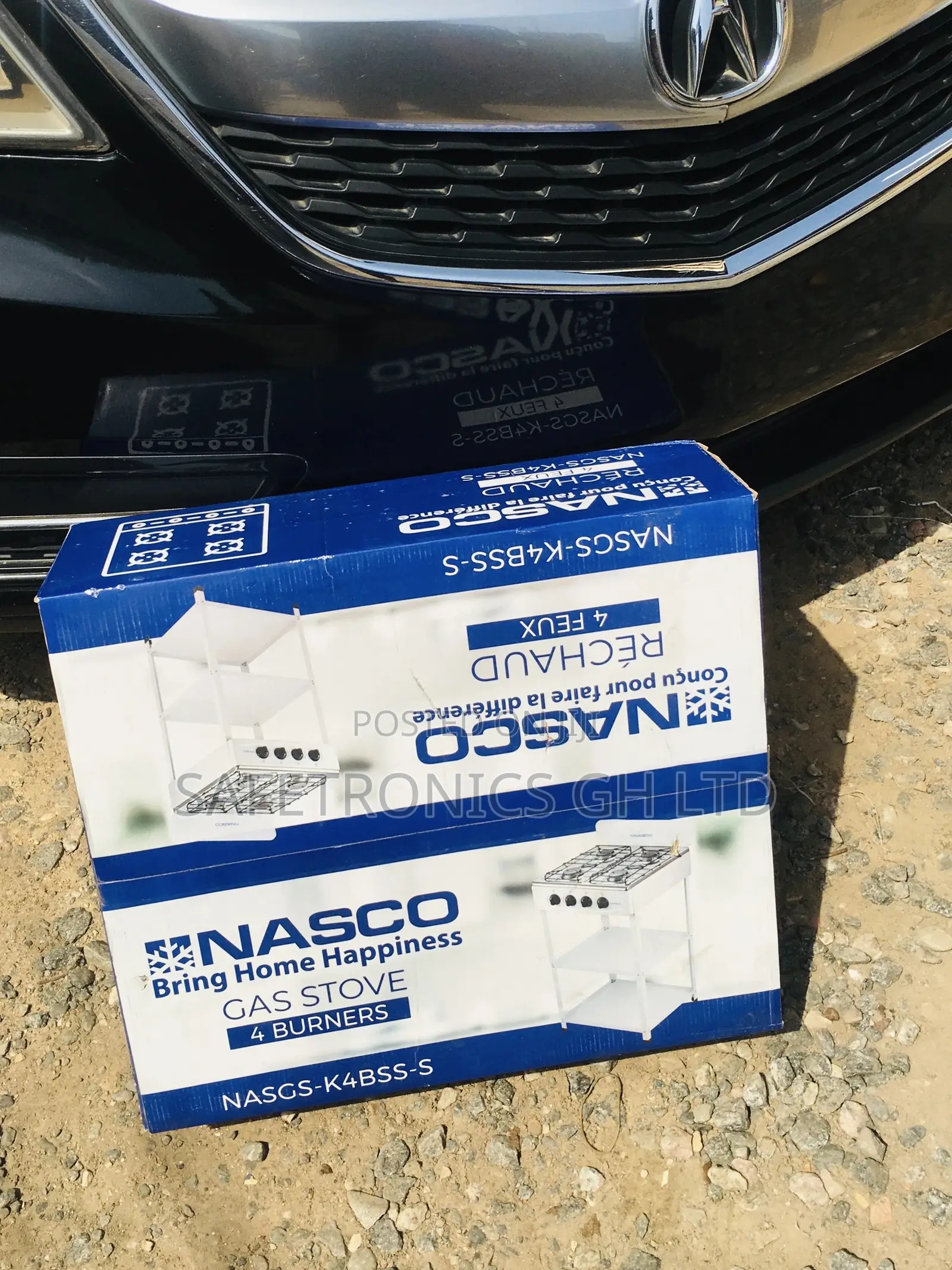 White  Sealed 4 Gas Stove Burner Standing Cooker Nasco