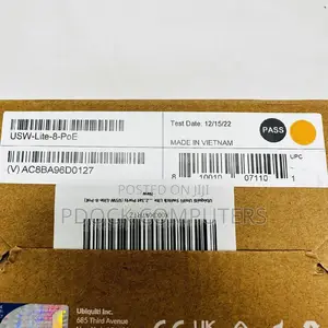 Unifi Lite 8 Port Gigabit Poe+Complaint Managed Switch