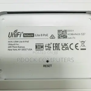 Unifi Lite 8 Port Gigabit Poe+Complaint Managed Switch