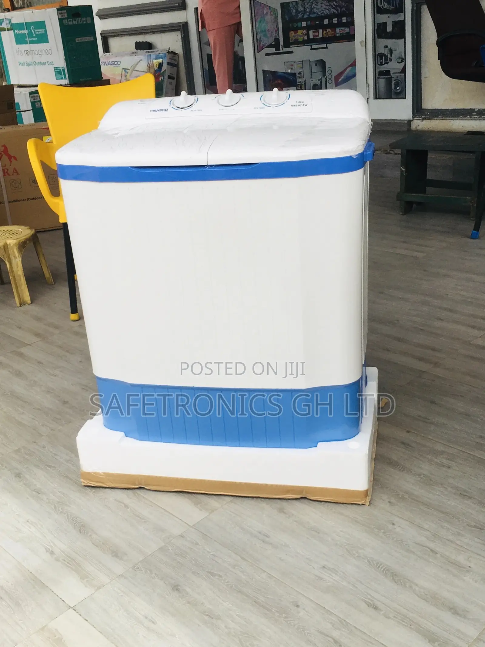 Essential Topload Washingmachine Nasco 7kg Semiautomatic 