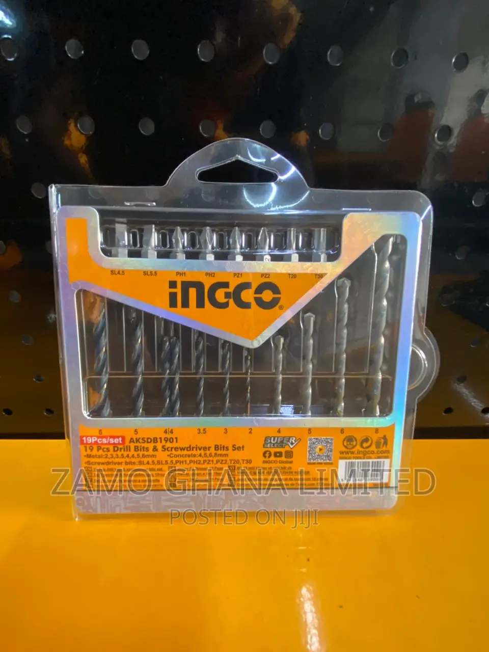 19pcs Drill Bits Screwdriver Bits Set - Aksdb1901