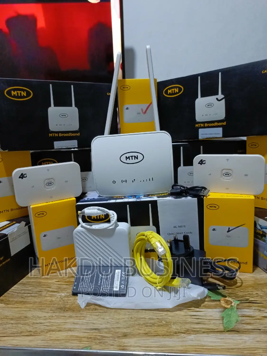 Universal 4g Router Supports All Networks + Back Up Battery