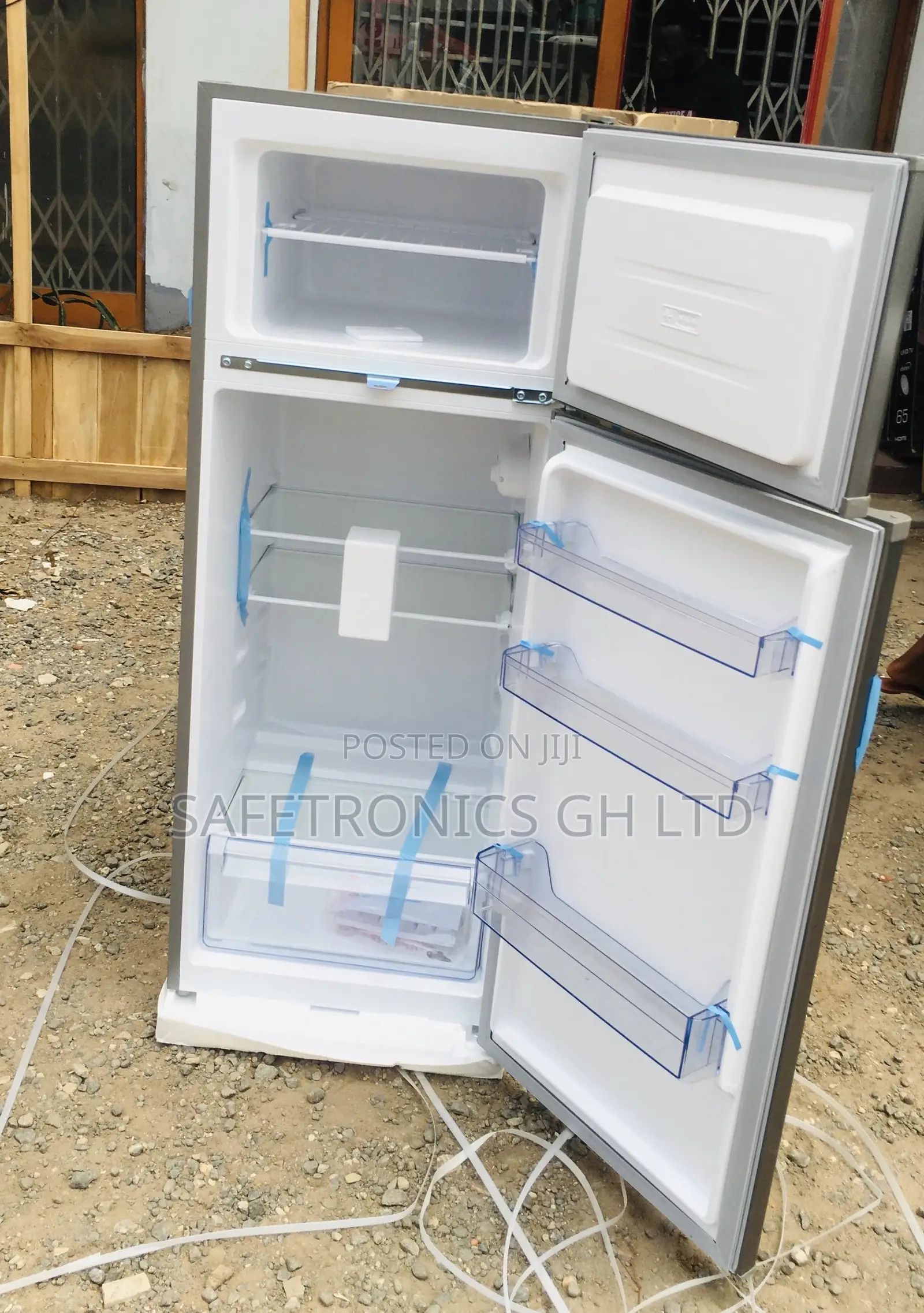 Great PF-250 205L Doubledoor Topfreezer Pearl Gray Fridge 