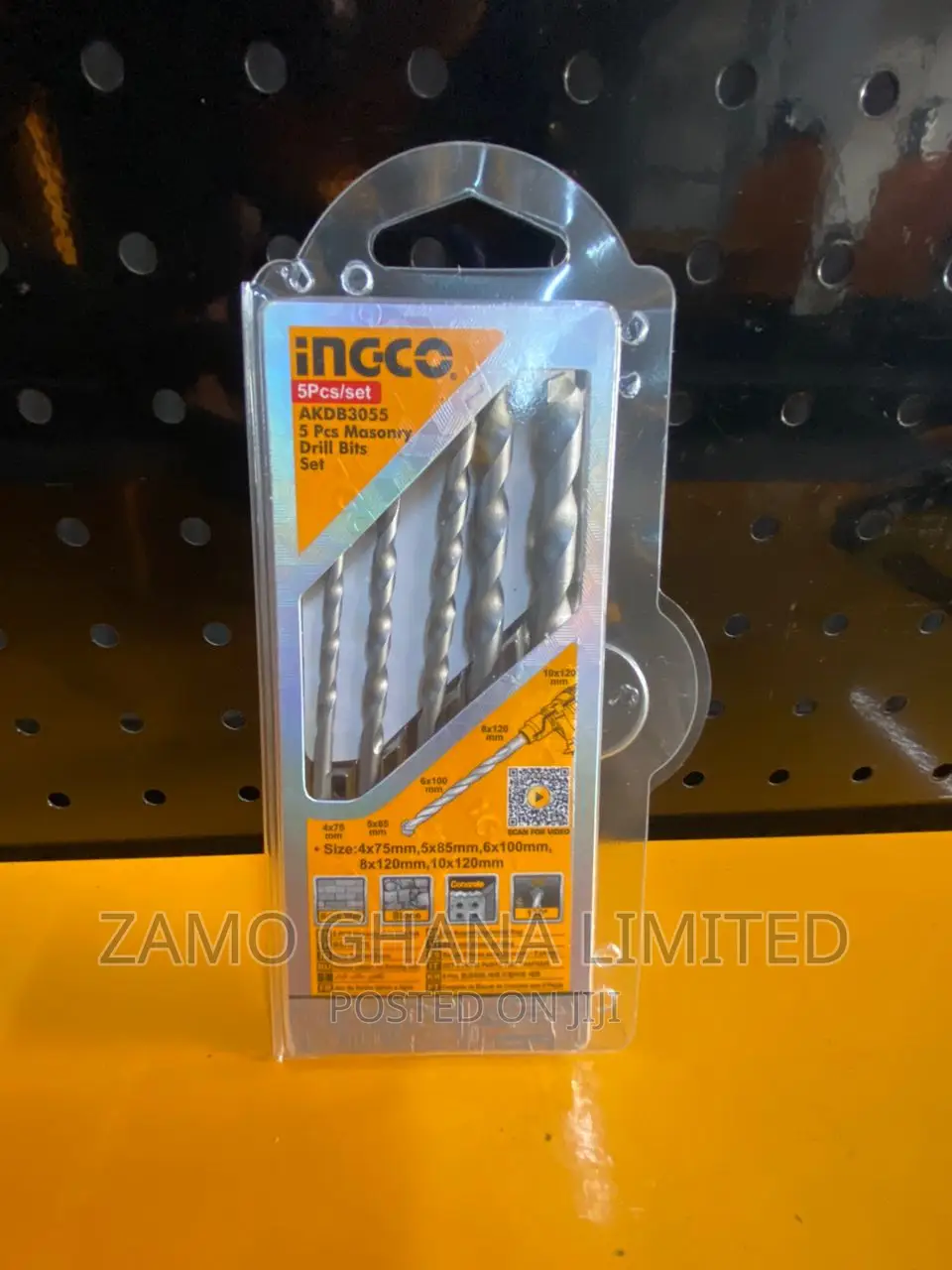 Ingco 5 PCS Masonry Drill Bits - Akdb3055