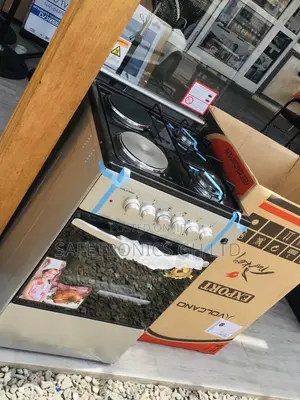 Burner 4 Gas Cooker Oven With Grill 50x50 Volcano Glass Lid