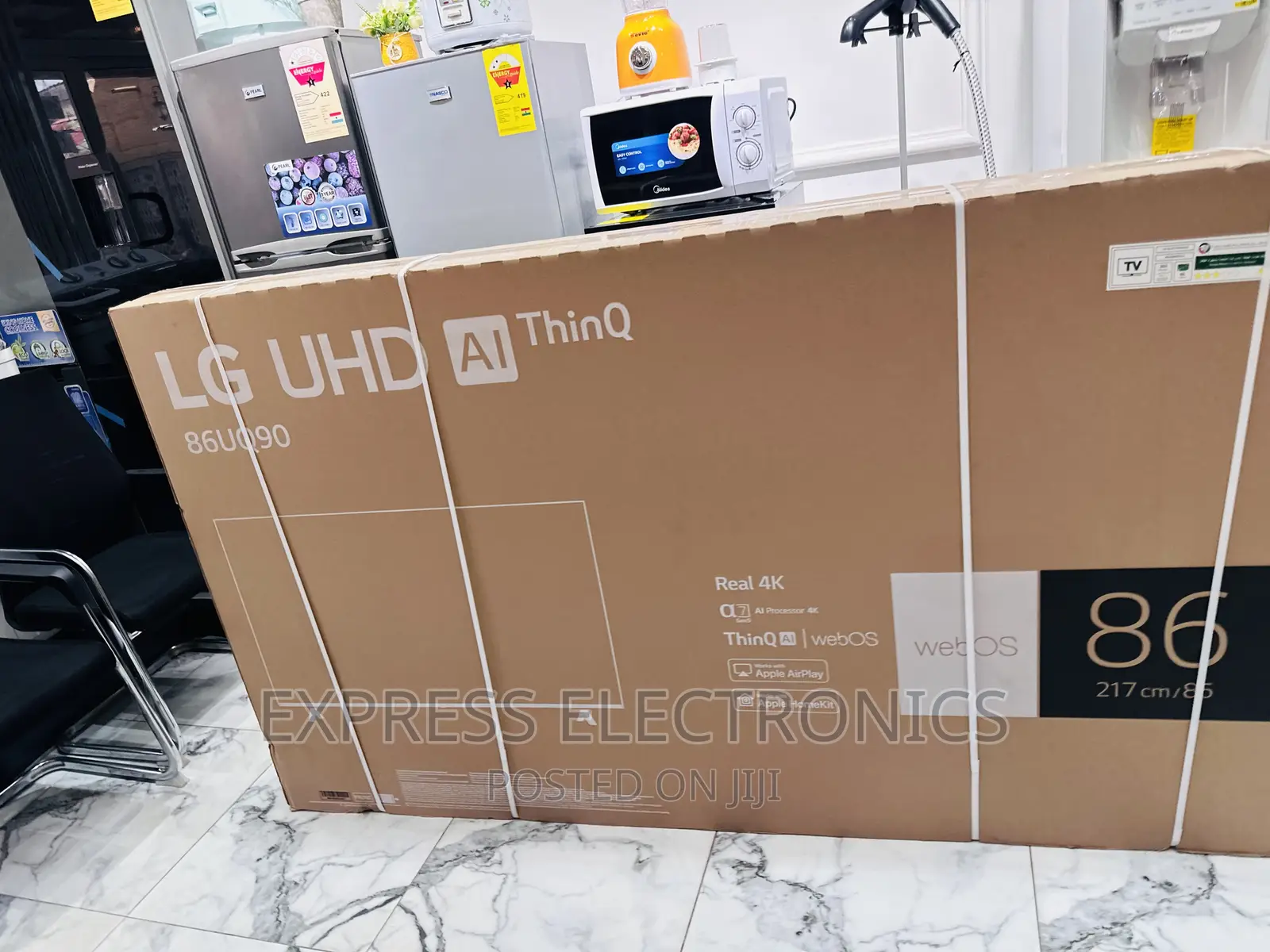 Place and Purchase From 10gig Store 86”UQ90 LG Tv 