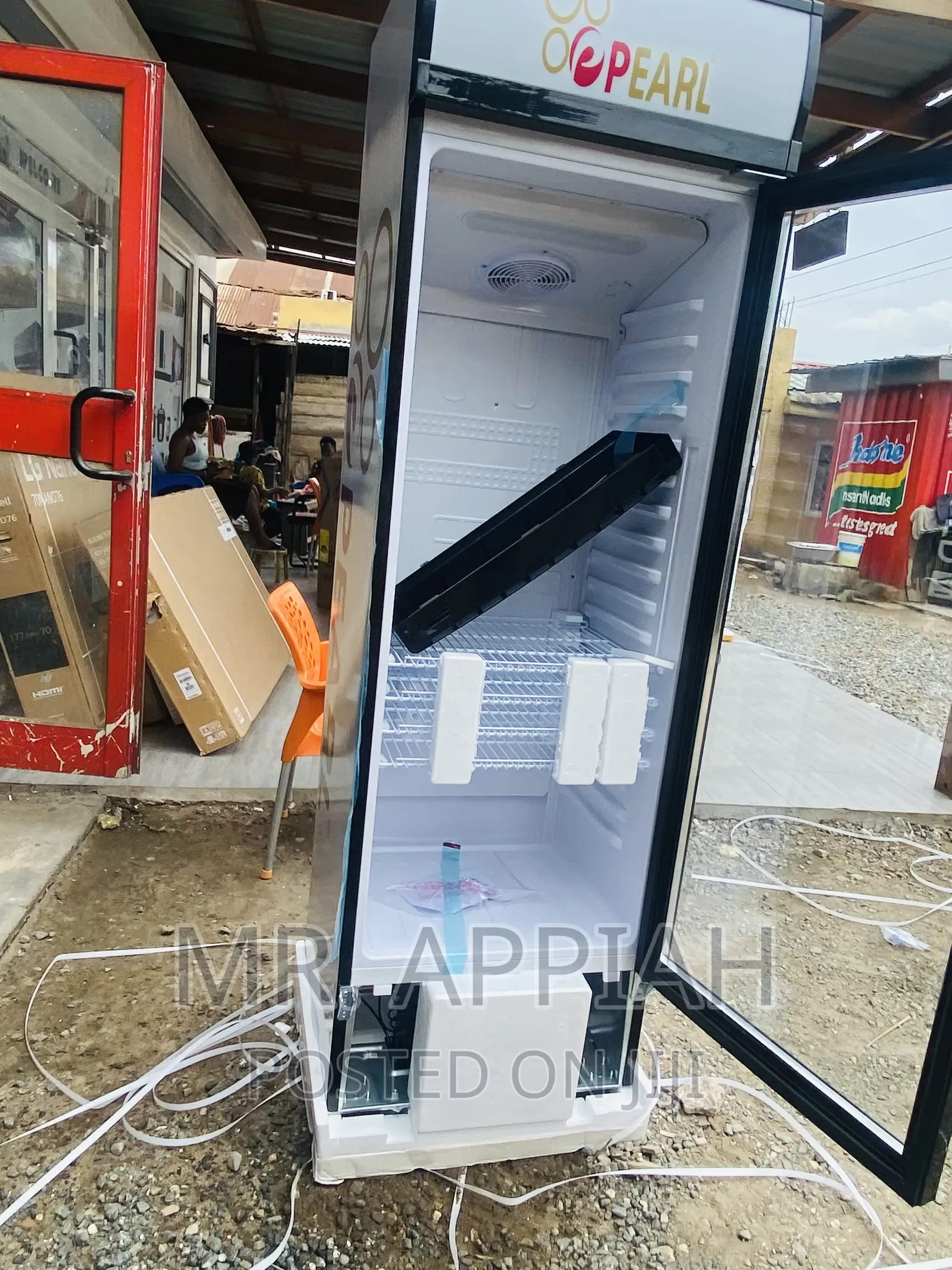 Brand New Pearl PVC 424-2BSingle Door Display Fridge(White)