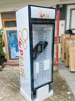 High Quality Pearl(PVC 424-2B)Single Door Fridge,White.