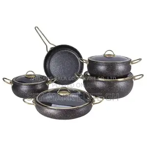 5pcs Classy Granite Cookware