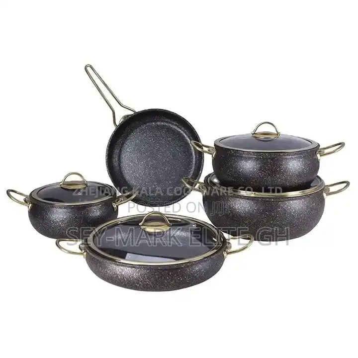 5pcs Classy Granite Cookware