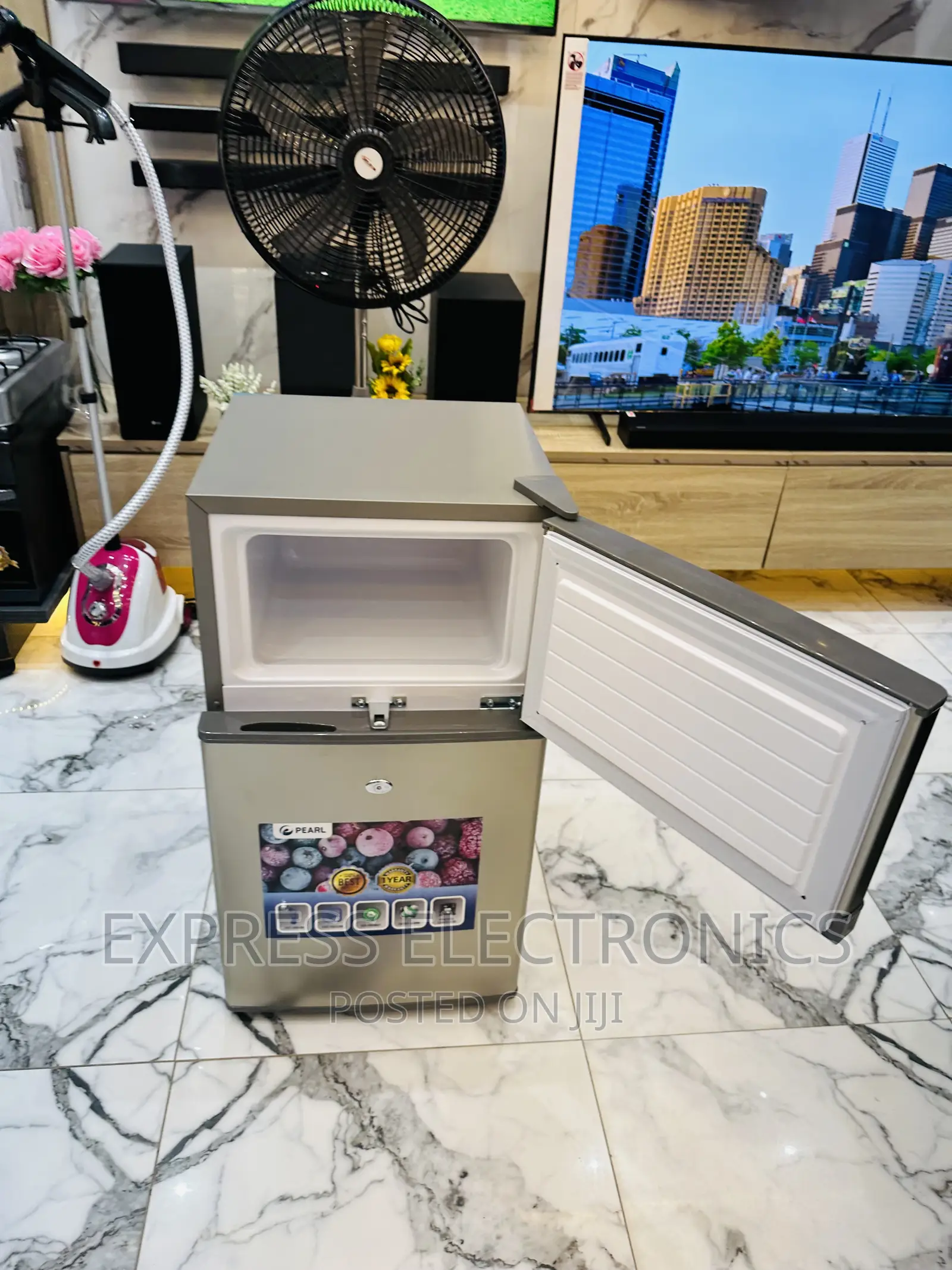Cool Convenience Double Door Table Top Pearl 10T Fridge
