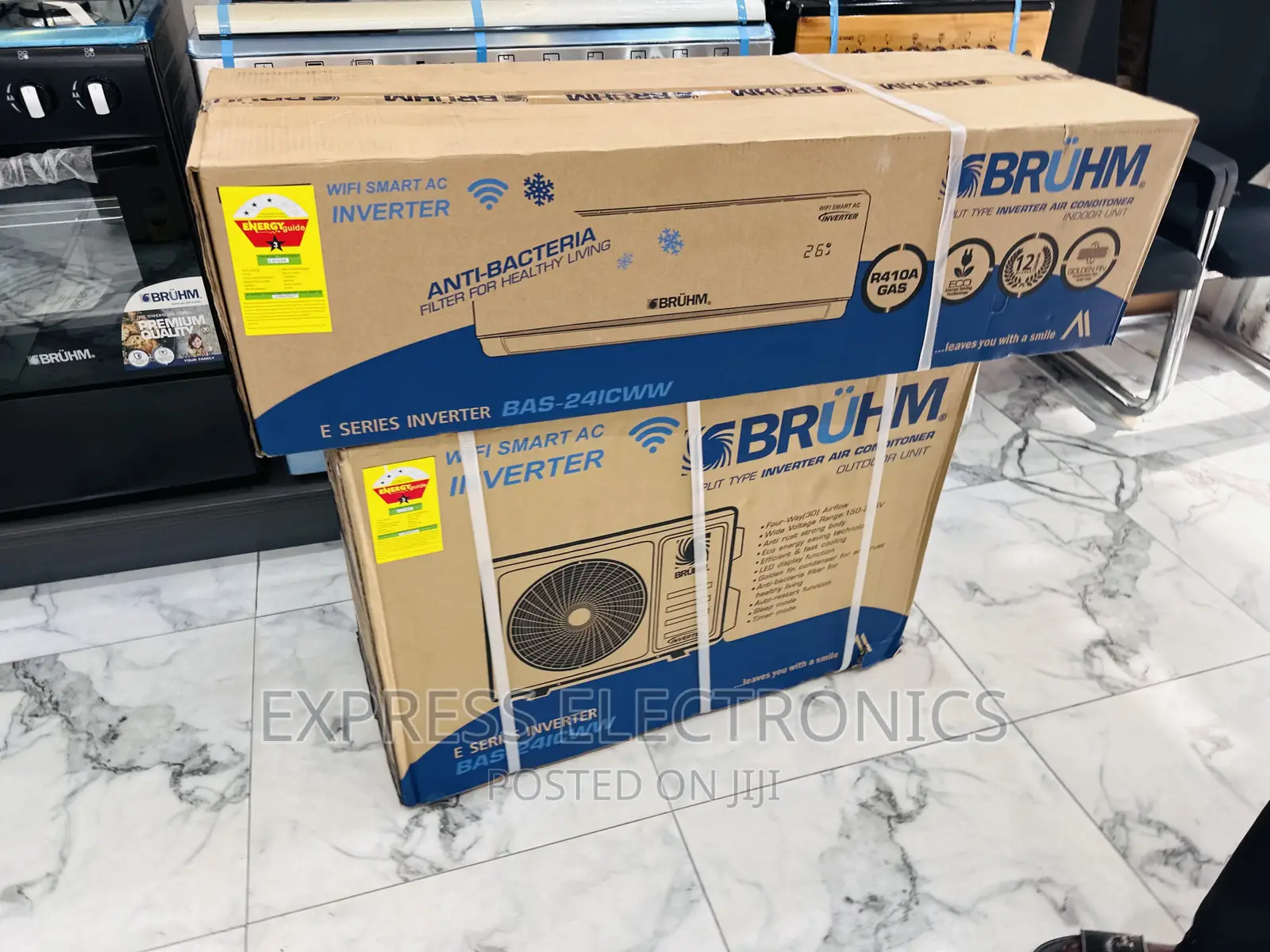 Fire Proof Electric  Box Inverter Bruhm Split 2.5hp AC