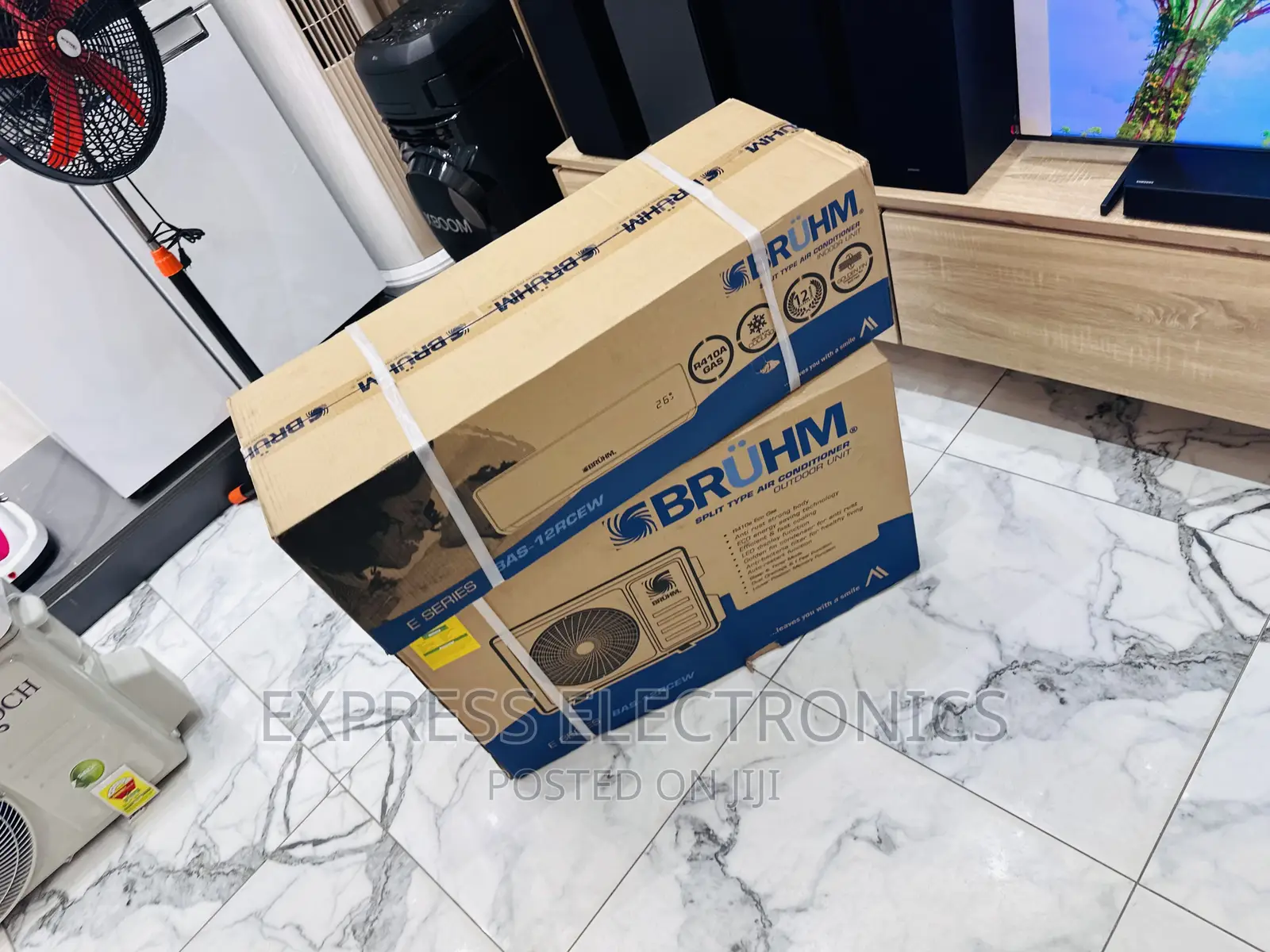 Beat the Heat With 1.5hp Split R410 Gas Bruhm Ac White