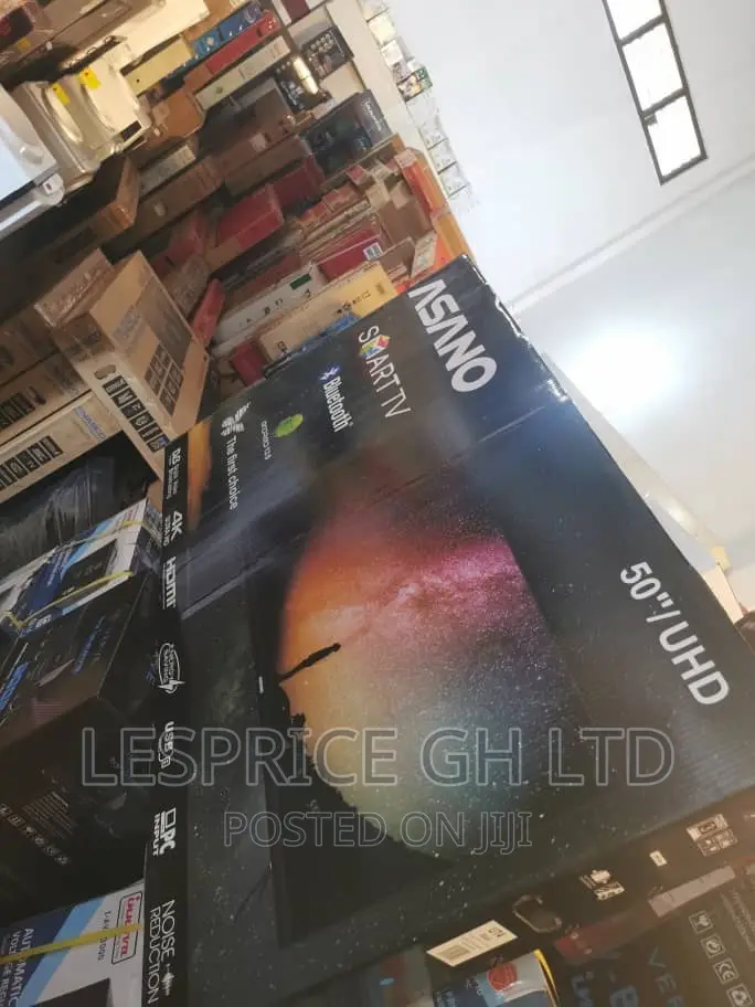 Asano 50” Smart Android Ultra Uhd Bluetooth Tv