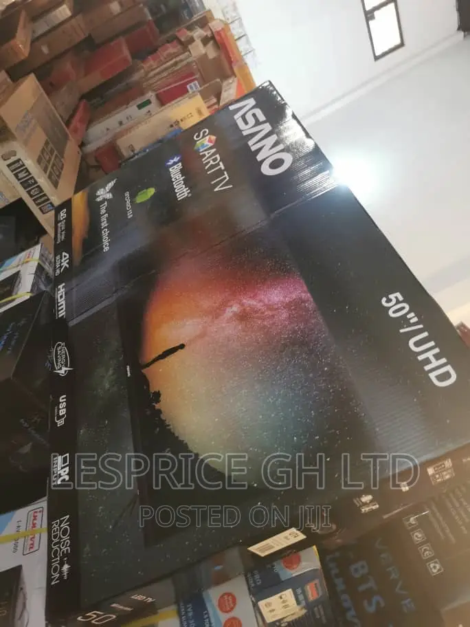 Asano 50” Smart Android Ultra Uhd Bluetooth Tv