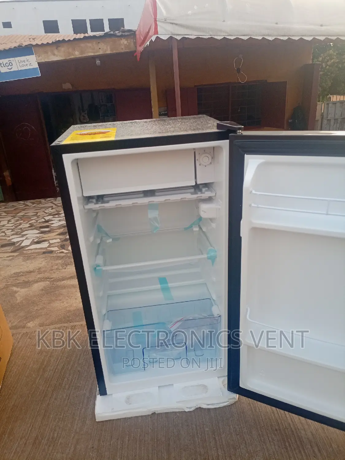 Pearl 85liter Premium Black Single Door Refrigerator