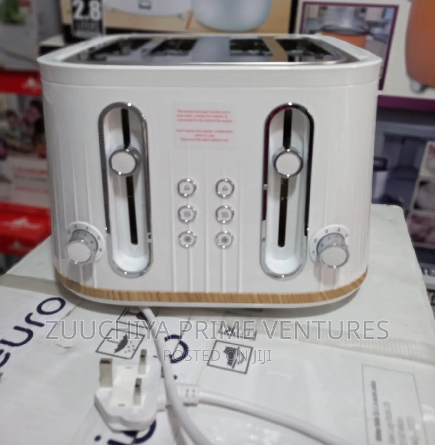 4 Slice George Home White Toaster From Uk 