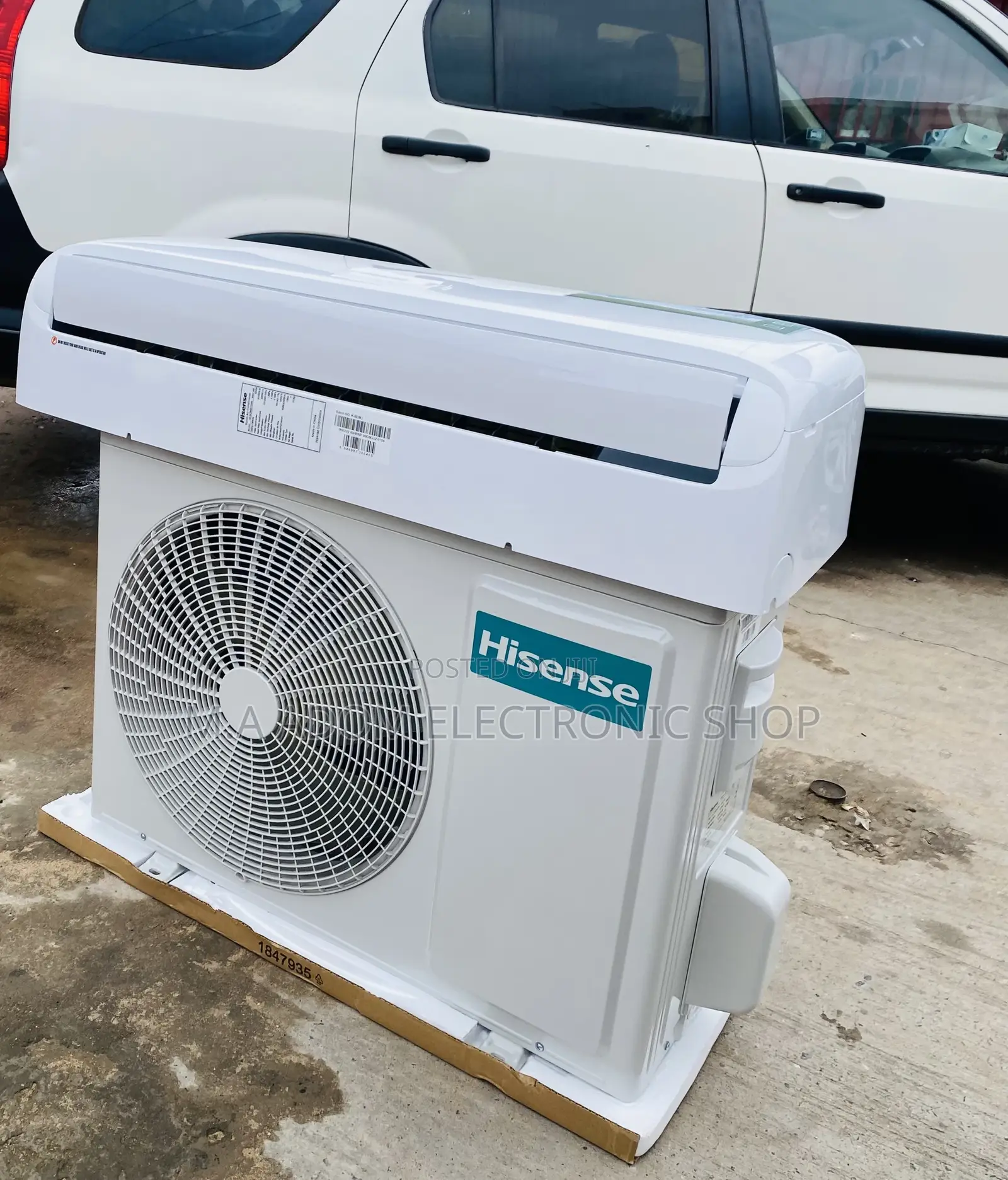 Elegant Designed Hisence 2.5hp Air Conditioner(White).
