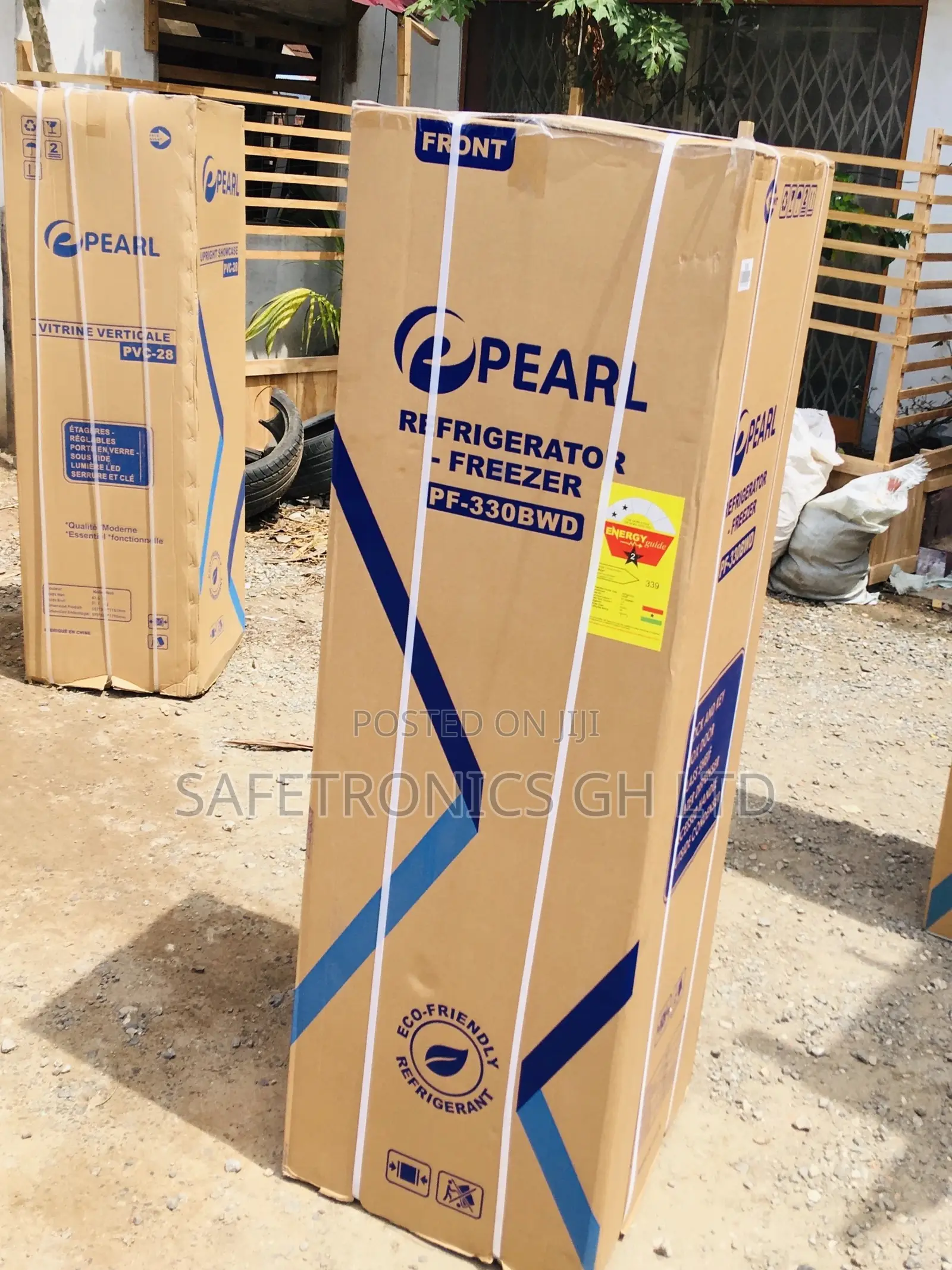 Pearl Bottomfreezer Doubledoor 251 Liter PF-330BWD Fridge 