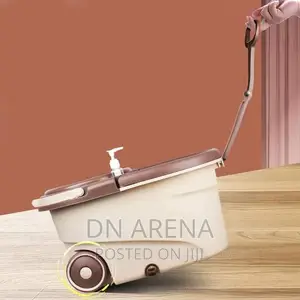 Quality Wheel Spin Mop Bucket With Two Mop Head