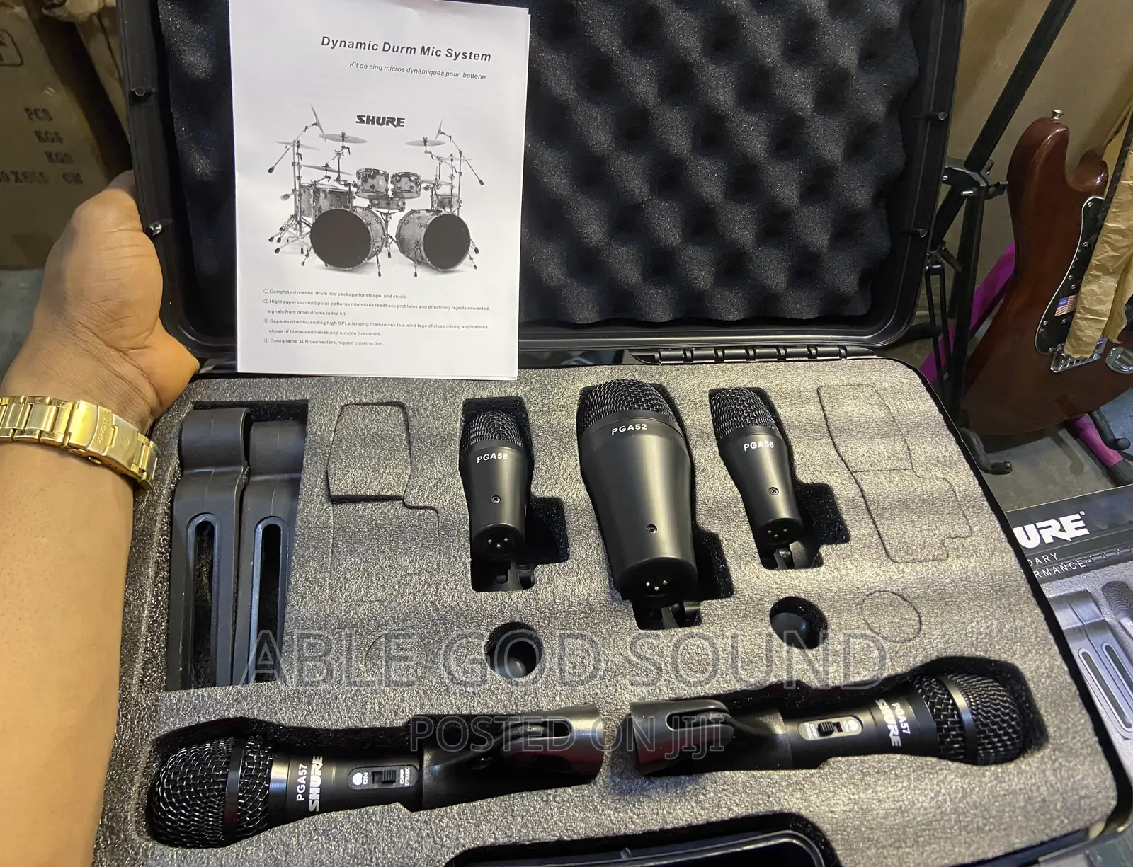 Shure 5 Sets Drums Microphone