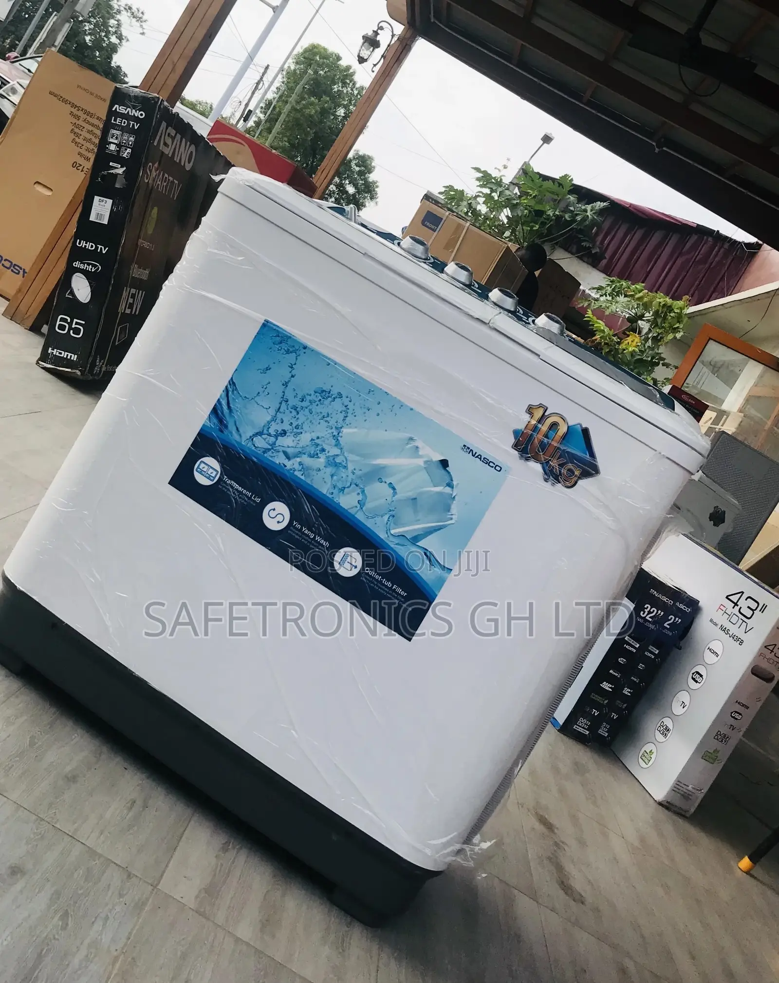 Grab Topload 10kg Washingmachine Semiautomatic Nasco