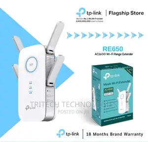 Tp-Link Re650 Ac Wi-Fi Range Extender 1750 MBPS Dual Band