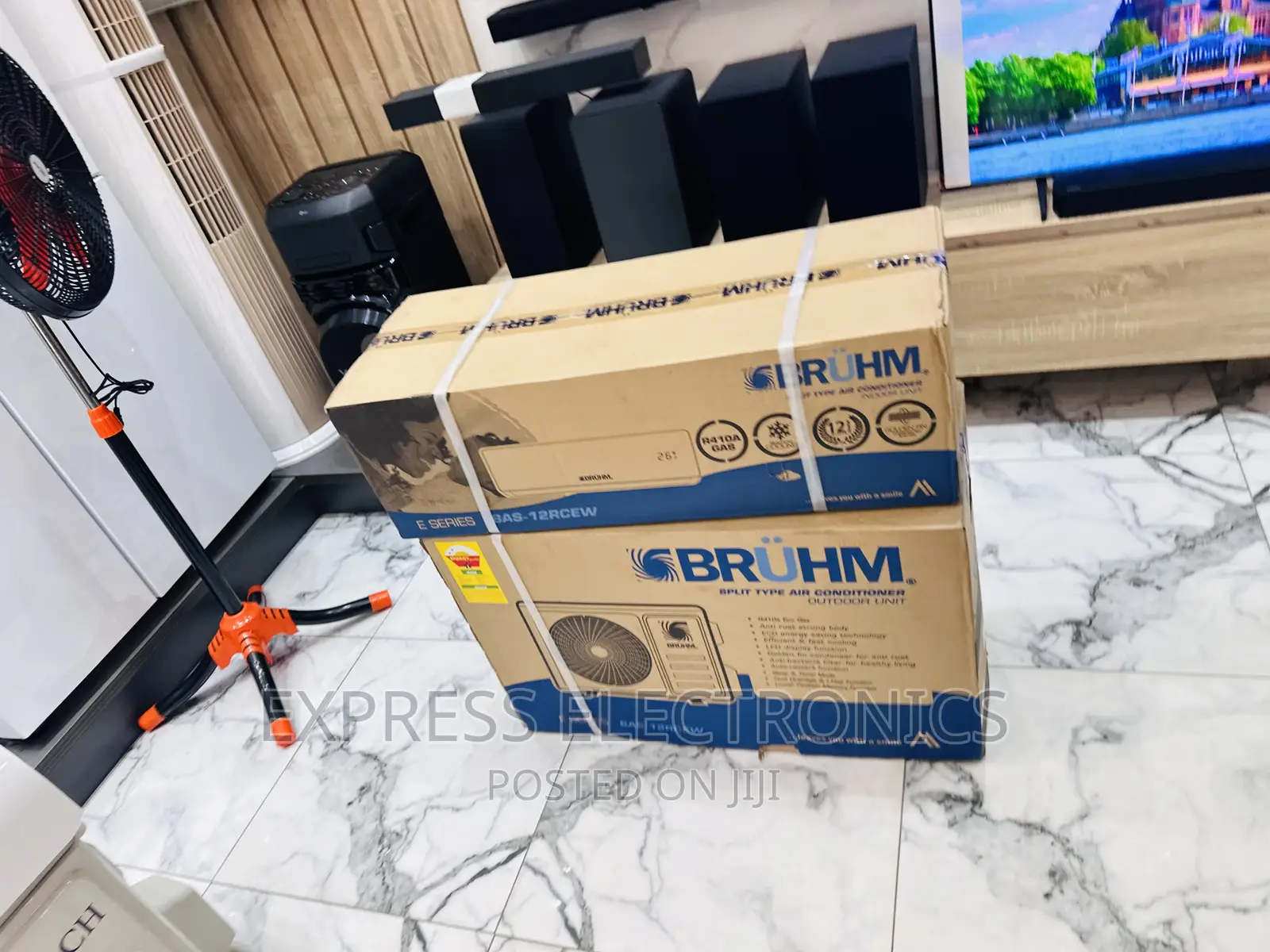 Exclusive Design White Bruhm 1.5hp Split R410 Gas Ac
