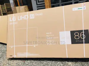 Black UQ90 86 Inches Glossy LED LG Smart UHD Quality Tv