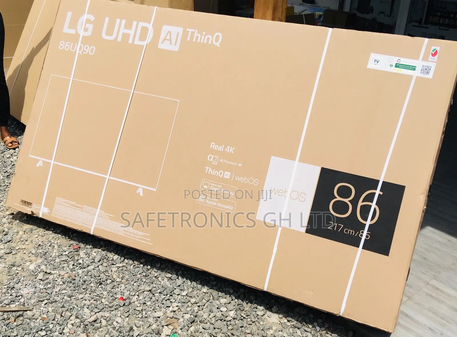 Led Lg 86 Inches Glossy UQ90 UHD Smart Essential Tv 