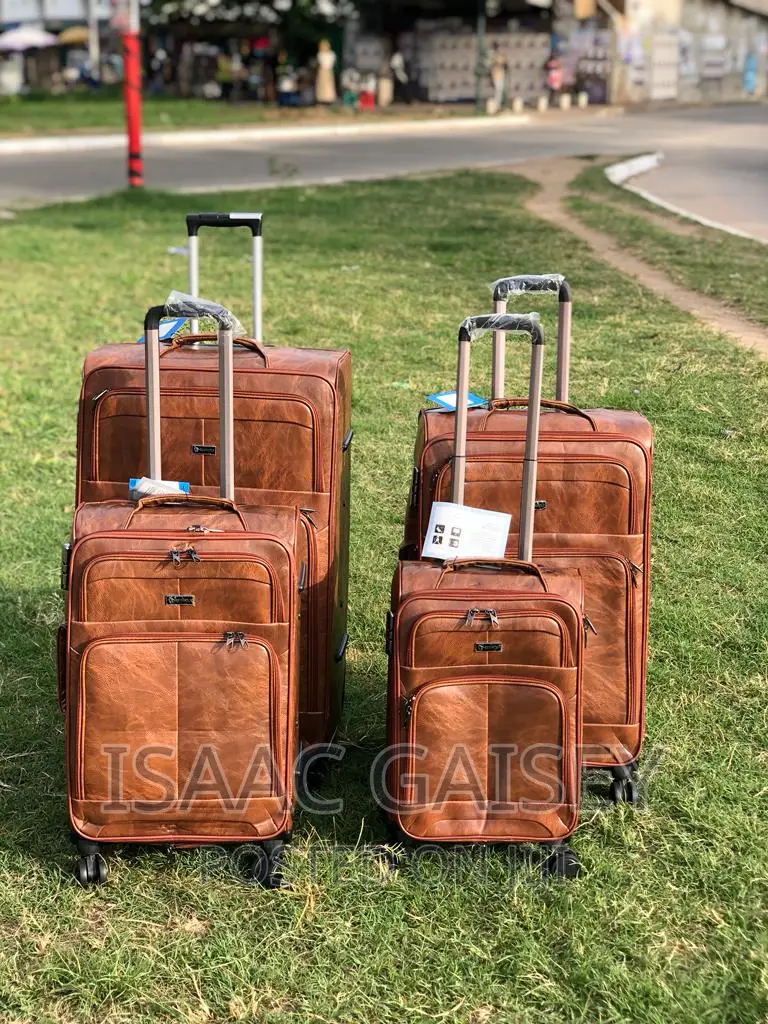 4set Quality Leather Luggages/Travel Bags