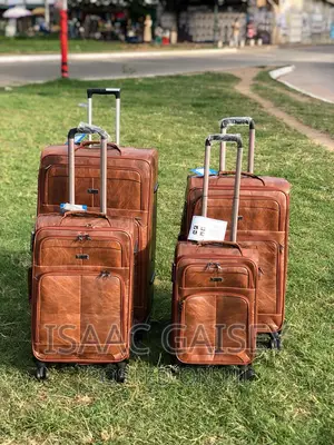 4set Quality Leather Luggages/Travel Bags