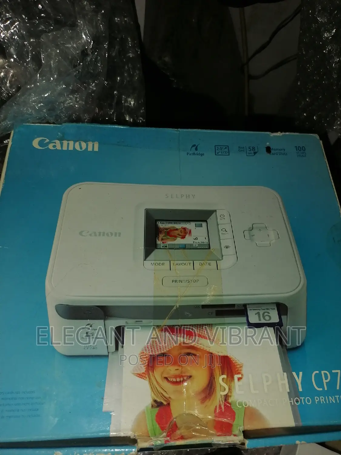 Abroad Use Photo Printer With Ink or Cartridge Stak Inside