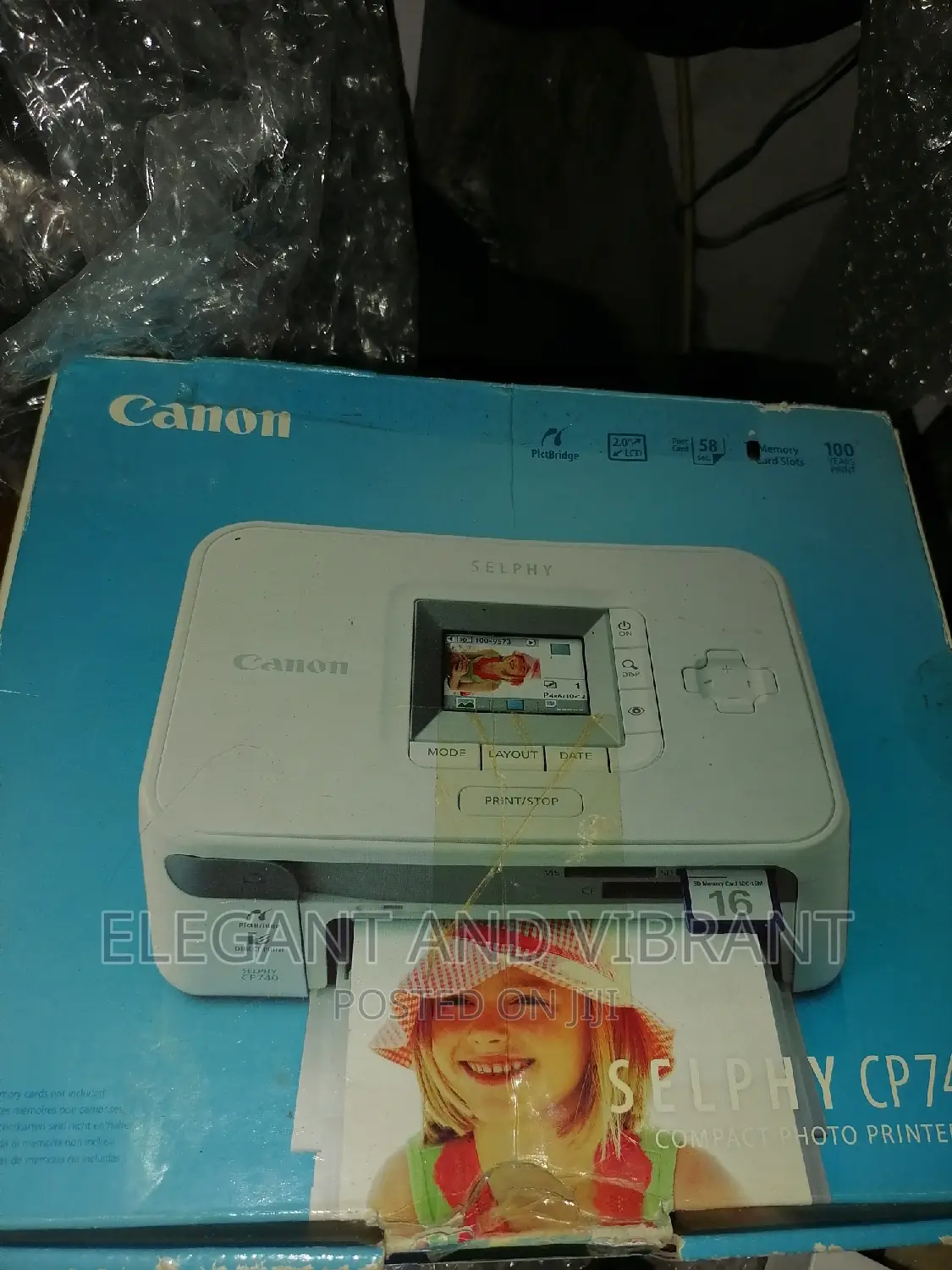 Abroad Use Photo Printer With Ink or Cartridge Stak Inside