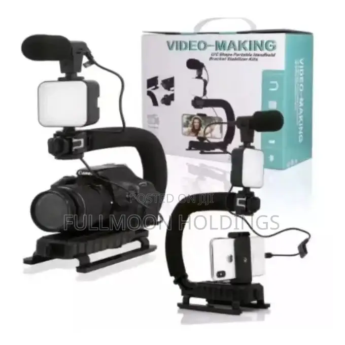 Vlogging Kit U-Shape Handheld Gimbal Blogging Kit All in One