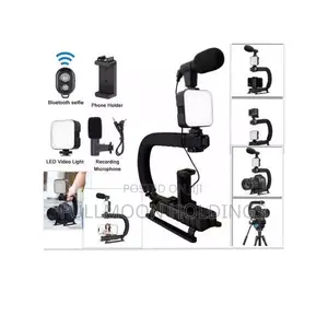 Vlogging Kit U-Shape Handheld Gimbal Blogging Kit All in One