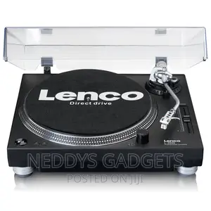 Photo - LENCO L-3809bk - Direct Drive Turntable With USB