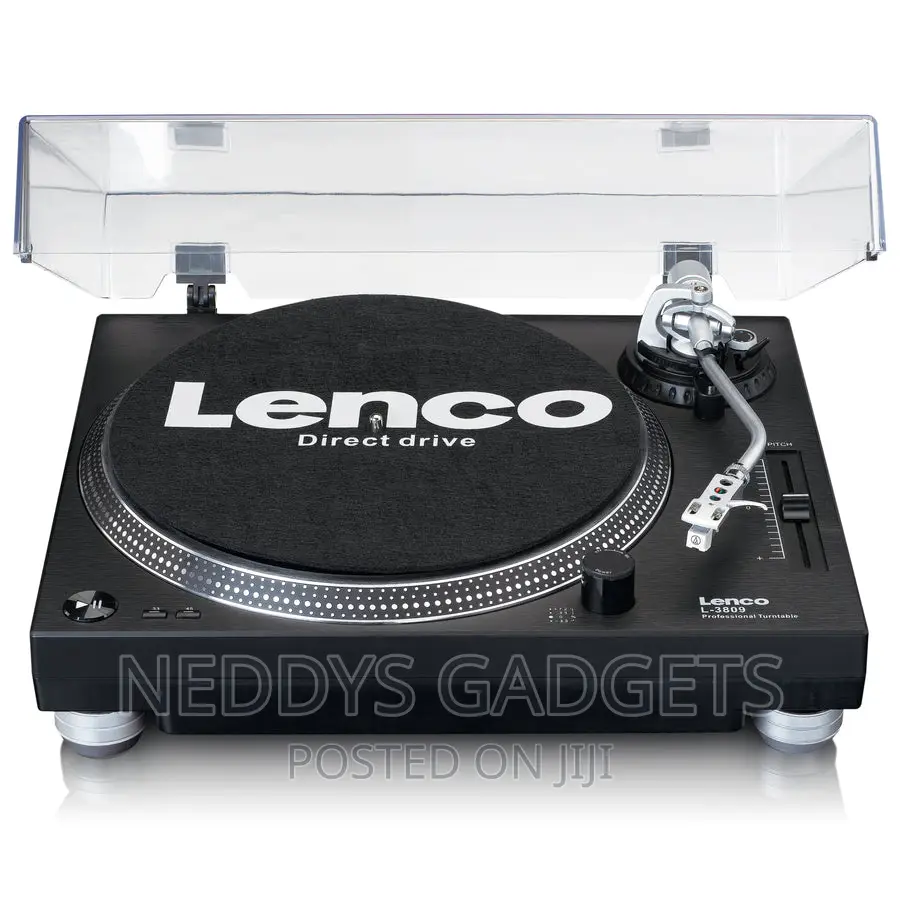 Lenco L-3809bk - Direct Drive Turntable With Usb