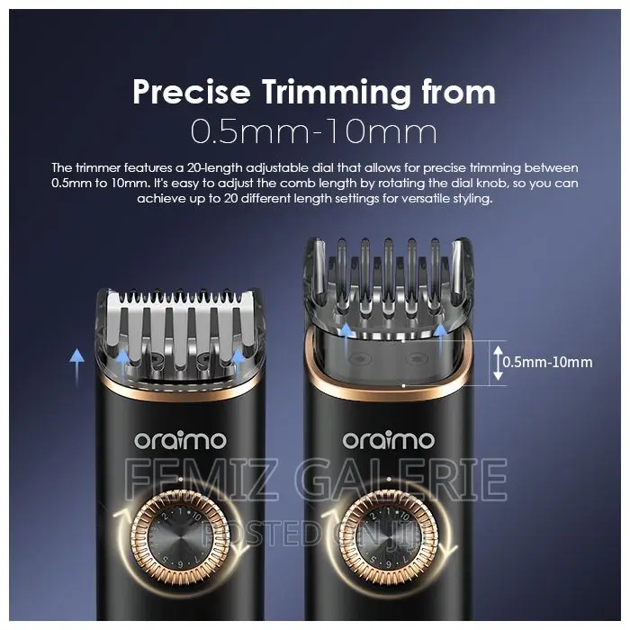 Oraimo Smart Trimmer 2 Classy 20-Length Adjustable Trimmer