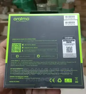 Oraimo Watch 2R Smart Watch BT Calling