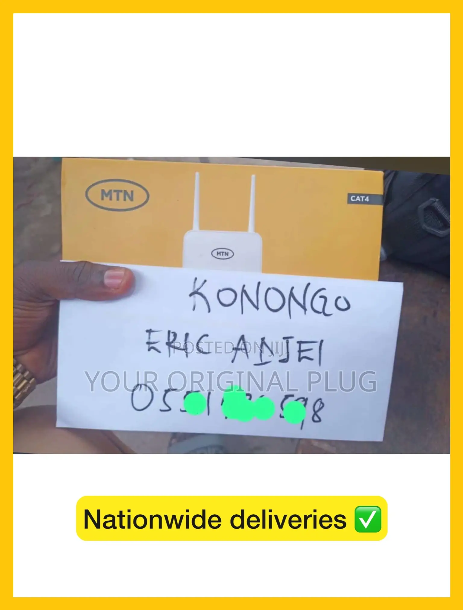 MTN Broadband Universal 4G LTE Router (Super Fast, Stable)