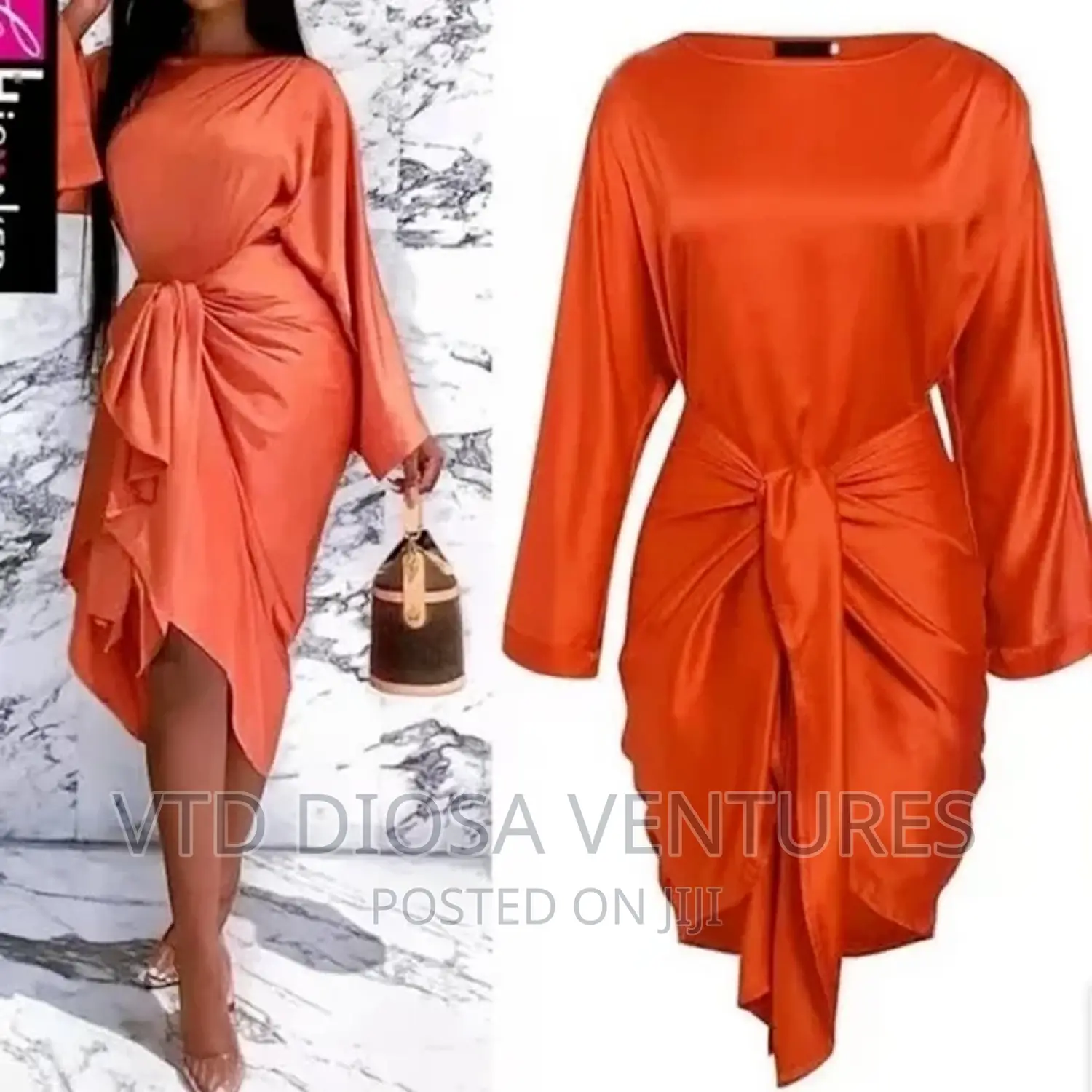 Wrap Dress for Elegant Ladies