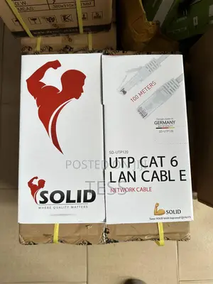 Cat6 100m Cable Solid Indoor Utp