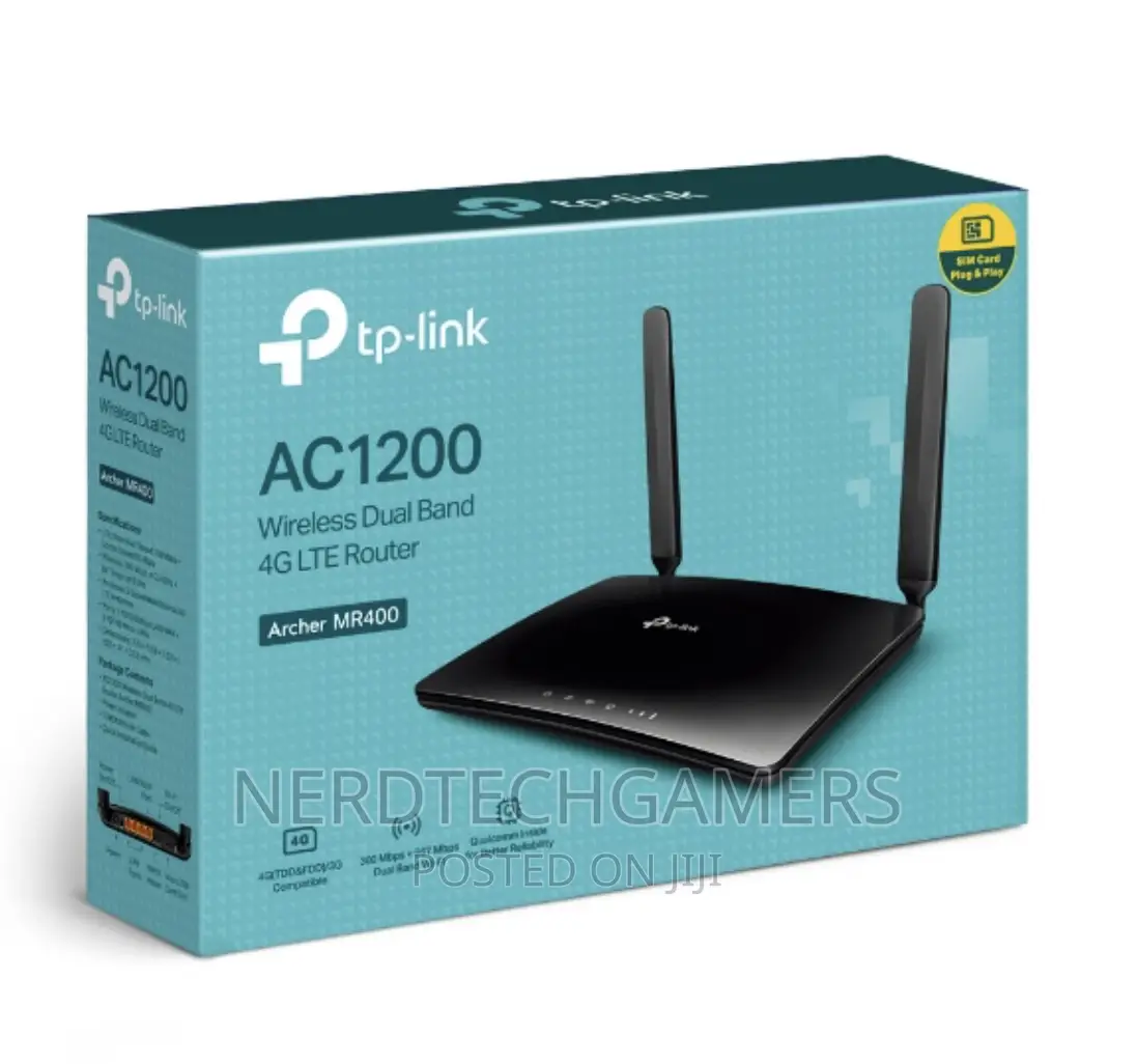 Tp Link Ac1200 Dual Band Wi-Fi 4g Router Mr600